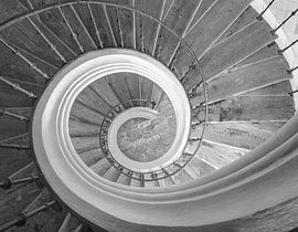 Staircase in Kutná Hora, Czech Republic by Hans Vos Fotografie