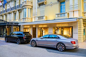 Bentley Flying Spur and Rolls Royce Cullinan in Monaco by Sjoerd van der Wal Photography