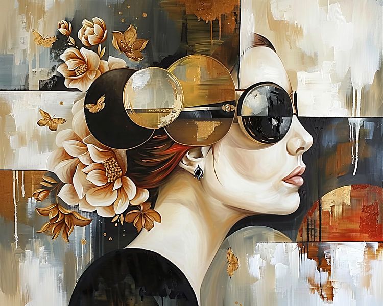 Floraler Aura-Chic von Wunderbare Kunst