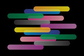 Abstrakte bunte Form Illustration mit modernen dynamischen fließenden Formen von mei suseno