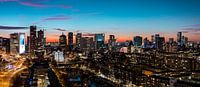 Perfect sunset skyline Rotterdam van Midi010 Fotografie thumbnail