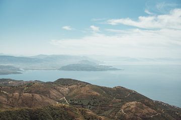Uitzicht Grieks eiland Corfu | Reisfotografie | Griekenland, Europa van Sanne Dost