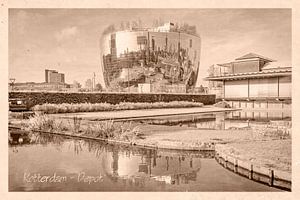 Vintage postcard the Depot, Rotterdam
