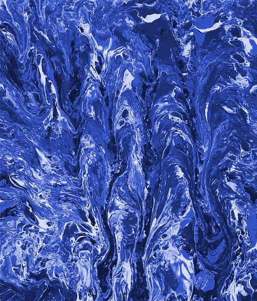 Inferno in blue by KW Malerei