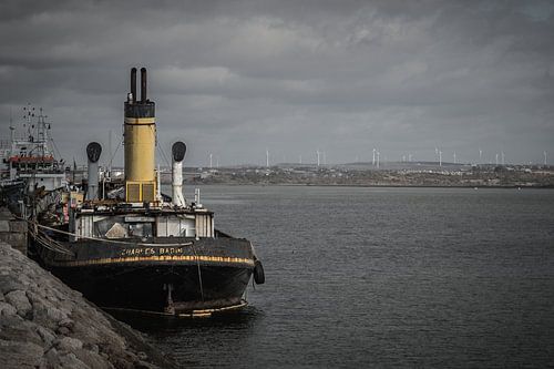 Charles Babin, een stoomschip uit 1949 van Fotografie Jeronimo