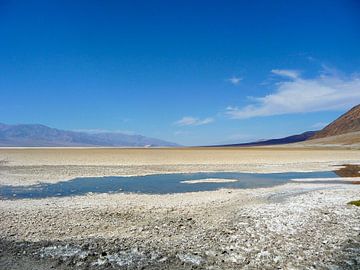 'Dal en droogte', Death Valley, Californië 