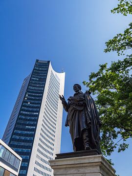 Albrecht Thaer Monument and Panorama Tower in the City of Leipzig