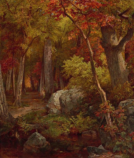 Oktober,  William Trost Richards van Oude Meesters Atelier