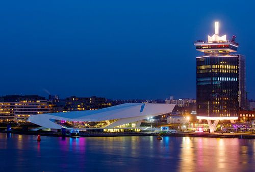 Amsterdam EYE en A'DAM toren van Marianne Ottemann - OTTI