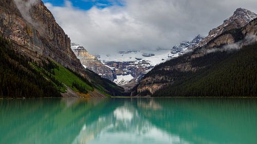 Lake Louise in de Rocky Mountains in Canada