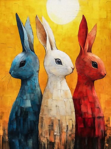 De balans van de drie