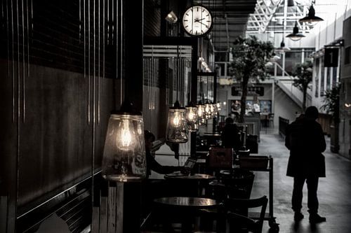 Wachtend op een film