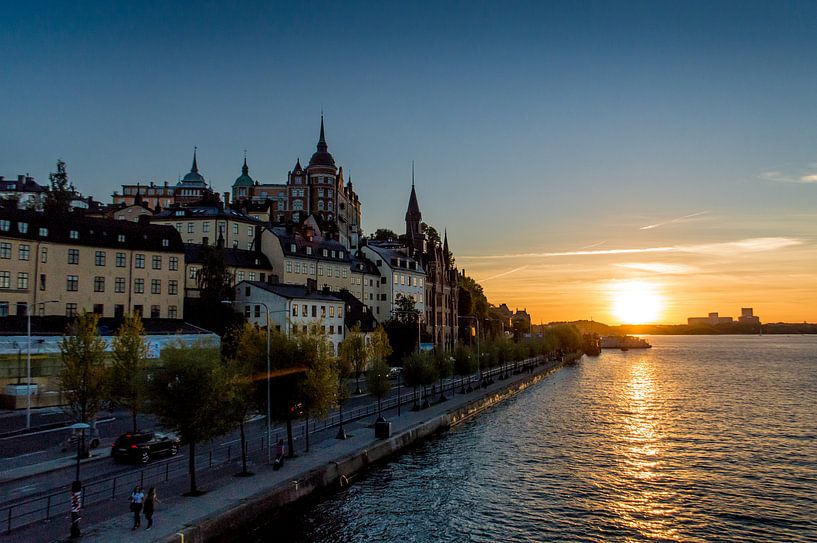  Sonnenuntergang in Sodermalm - Stockholm von Reis Genie