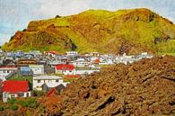 Nieuw Pompeï, Heimaey, IJsland van Frans Blok - foto's, kunst en andere wanddecoratie thumbnail