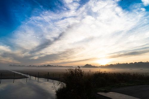 Zonsopgang in de herfst