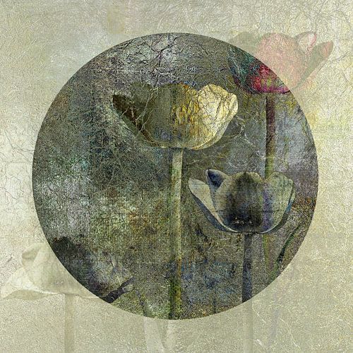 Tulpen. Brons en zilver.