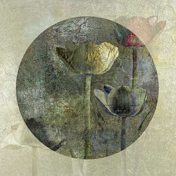 Tulips. Bronze and silver. by Alie Ekkelenkamp