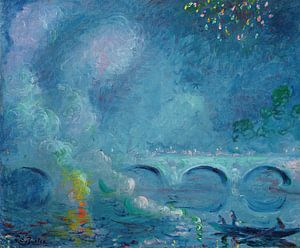 Theodore Earl Butler - Feux d'artifice, Vernon Bridge (1908)