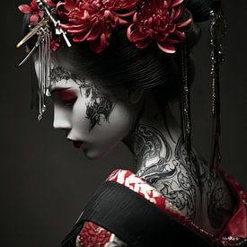 Japanese geisha - Japanese geisha by Gelissen Artworks