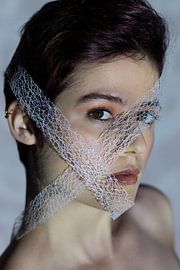 Woman with Mesh – Fine Art Portrait Photography