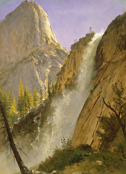Albert Bierstadt,Liberty Cap, Yosemite Valley par finemasterpiece