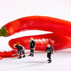 Deglaze the hot pepper by Manja van der Heijden