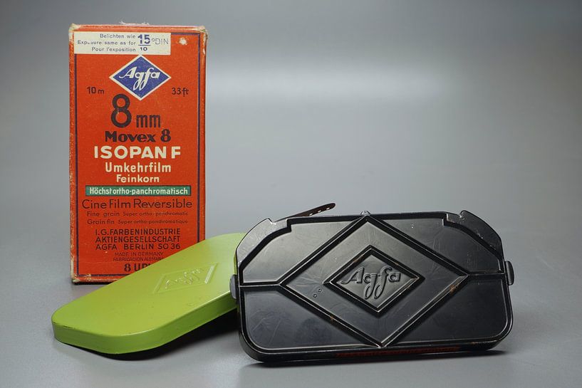 8mm film cassette from Agfa by Berthold Werner