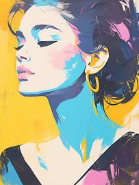 Frauen Porträt von Blickfänger Gemälde