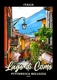 Picturesque alleyway in Bellagio