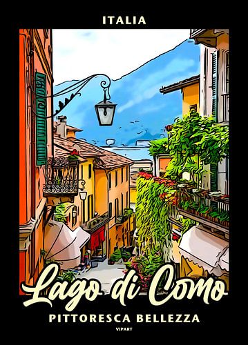 Picturesque alleyway in Bellagio