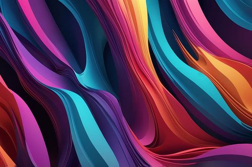 abstract background aurora rainbow