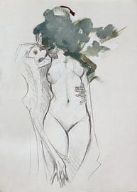 Hades und Persephone van M. Ur Rehman