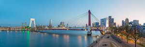 Panorama Willemsbrug en cours d'entretien