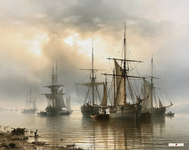 Segelschiffe / Segelboote von Gelissen Artworks