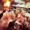 Torch Feyenoord 'Curva Nord' by Peter Lodder thumbnail