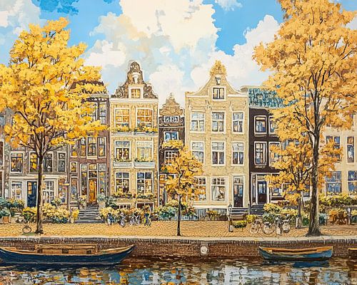 Schilderij Amsterdam