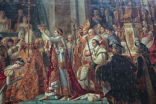 Die Krönung Napoleons durch ihn selbst von Jaques Louis David