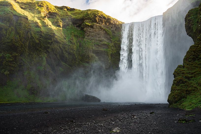 Chute d'eau Skogafoss en Islande par Tim Vlielander