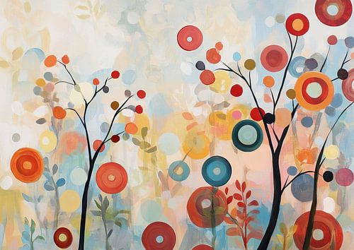 Flower garden by Wonderful Art