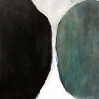 Wabi-sabi und Japandi in Schwarz, Weiß und Grün
