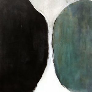 Wabi-sabi und Japandi in Schwarz, Weiß und Grün