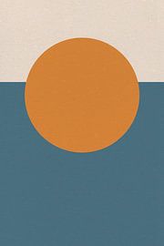 Soleil, Lune, Océan. Ikigai. Art zen abstrait et minimaliste XII sur Dina Dankers