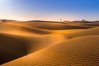 The dunes of Maspalomas in Gran Canaria.