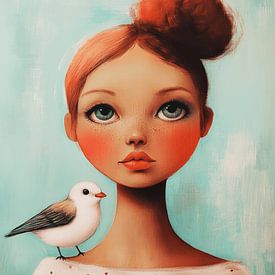 Das Mädchen und der Vogel von Studio Allee