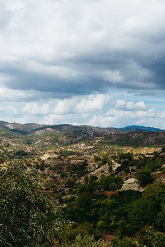 Landschap van Rhodos Griekenland van Elvera Smink