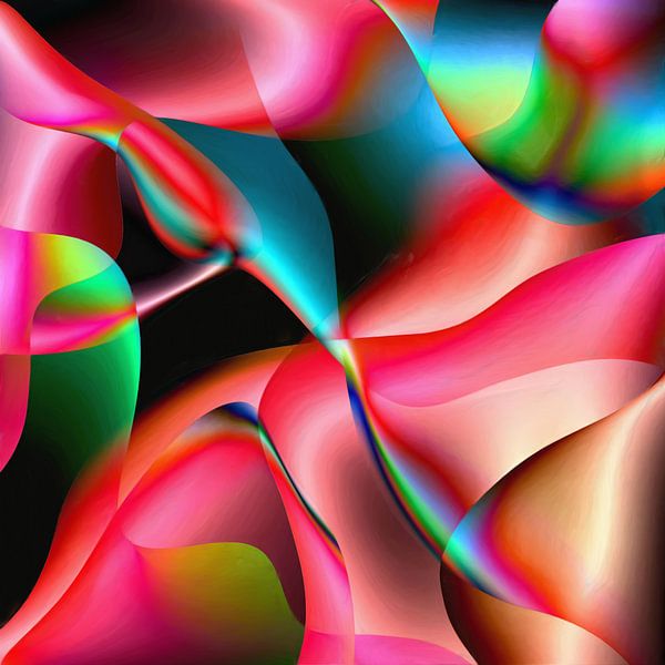 Abstract wavy lines by Maurice Dawson