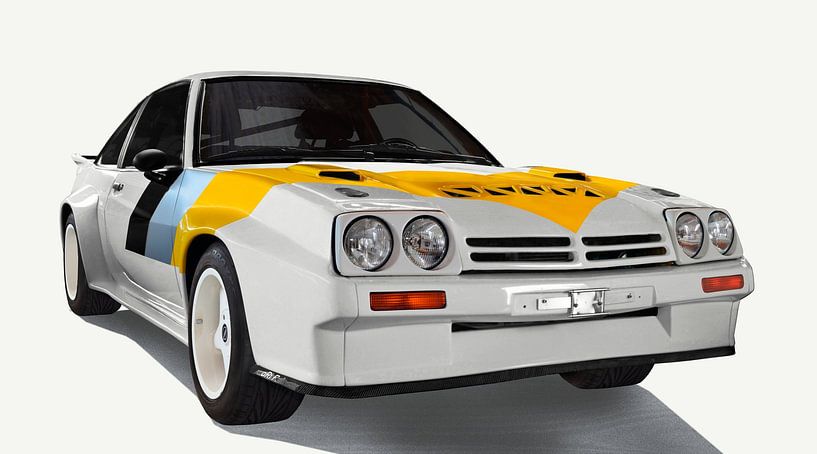 Opel Manta B 400 wide body in original colours by aRi F. Huber