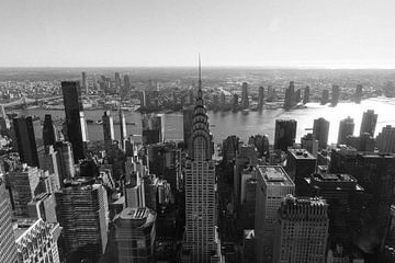 Manhattan Skyline met het Chrysler Building van swc07