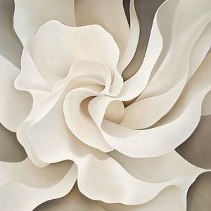 Spirale aus weichen Blütenblättern
