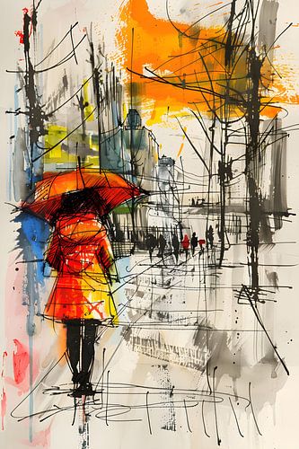 Cityscape Watercolor